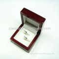 2013 new product red wooden jewelry earring storage box